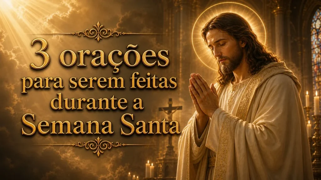 Orações para a Semana Santa: arrependimento, gratidão e paz