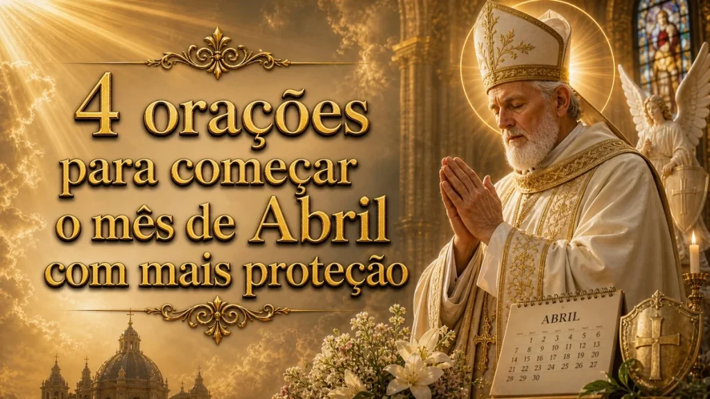 4 orações para começar abril com mais proteção e paz no coração