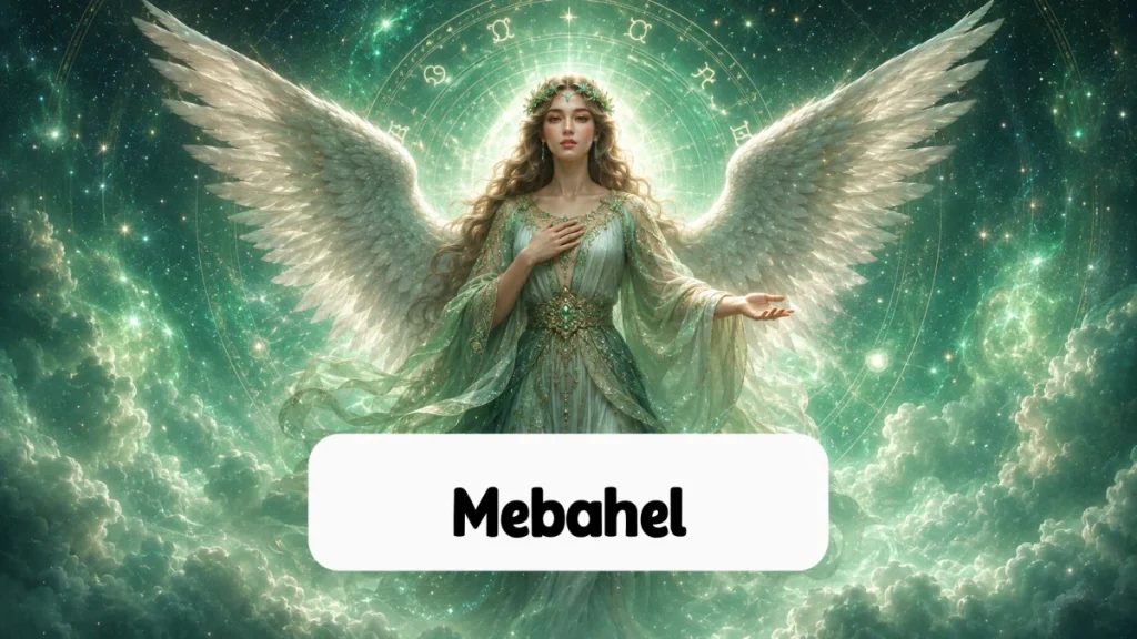 Anjo Mebahel: justiça, verdade, oração e meditação
