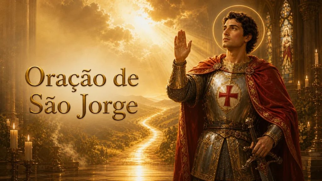 Oração de São Jorge para abrir caminhos com fé e coragem