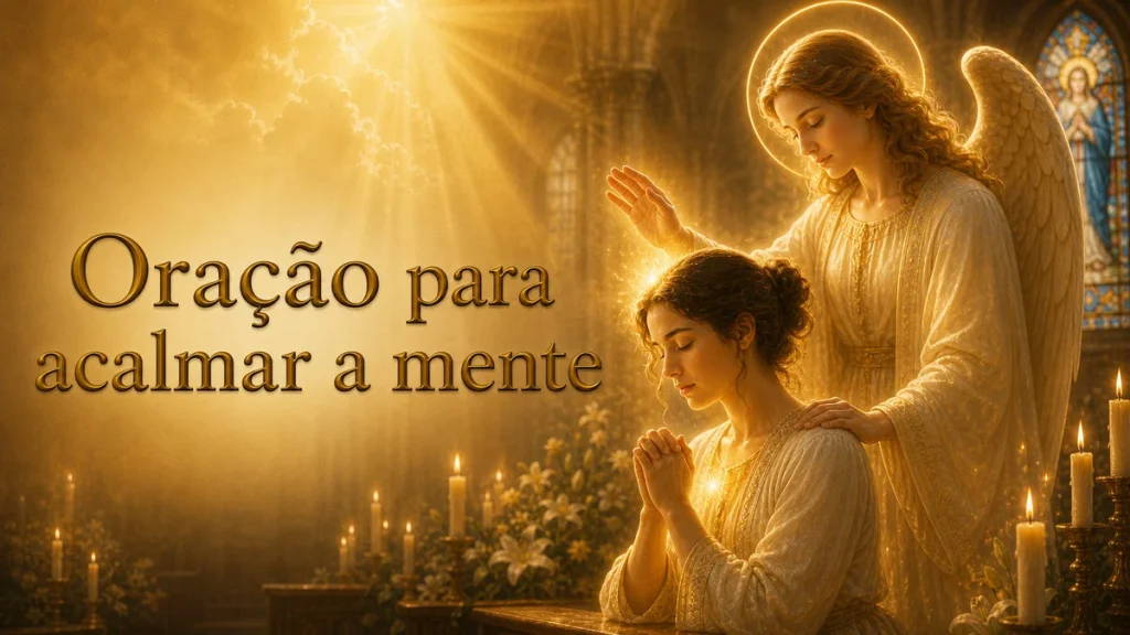 Oração para acalmar a mente e aquietar o coração