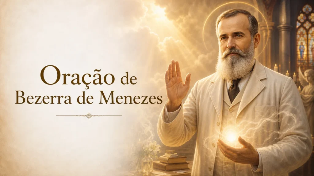 Oração de Bezerra de Menezes para cura e amparo nos dias difíceis
