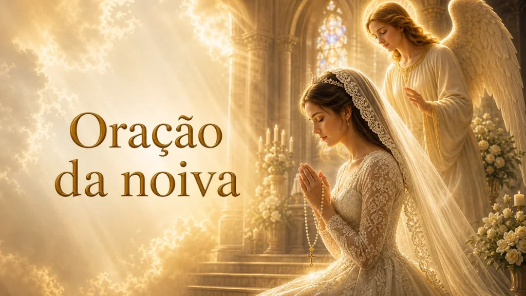 Oração da noiva antes de entrar na igreja: acalme o coração e confie seu amor a Deus