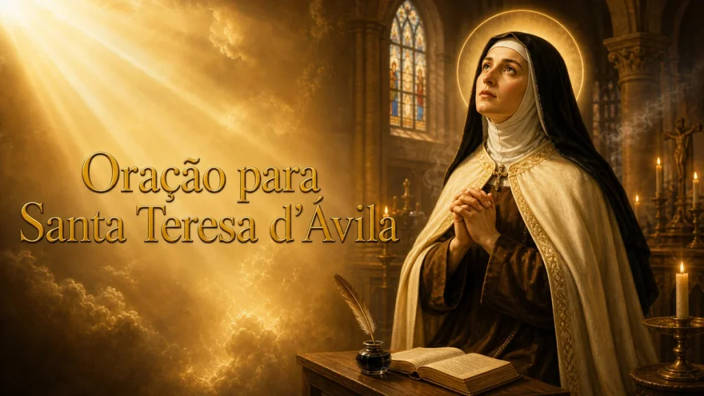 Oração para Santa Teresa d’Ávila: confiança, paz e entrega nas mãos de Deus