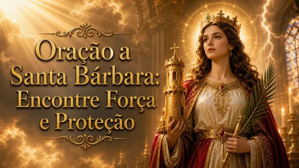 Oração a Santa Bárbara: força serena e proteção nas tempestades