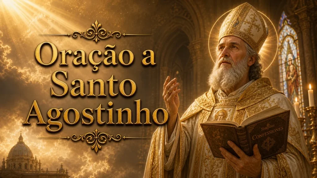 Oração a Santo Agostinho: luz para a mente e repouso para o coração