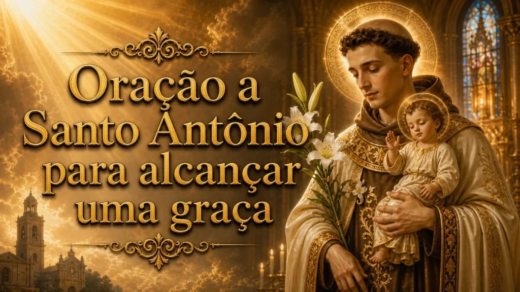 Oração a Santo Antônio para alcançar uma graça com fé e confiança