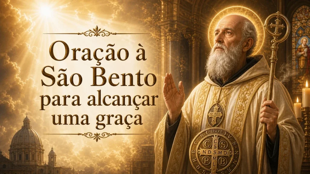 Oração a São Bento para alcançar uma graça e vencer o mal