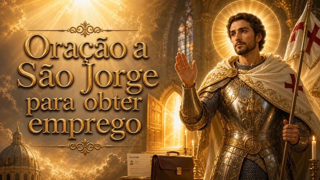 Oração a São Jorge para obter emprego: coragem, proteção e portas abertas