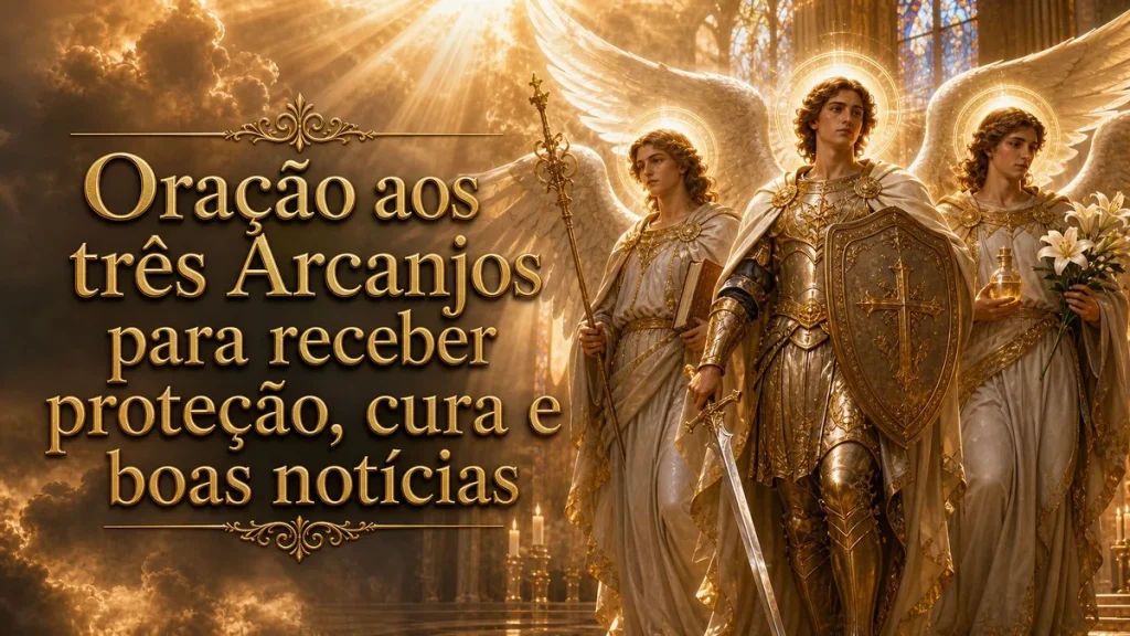 Oração aos Três Arcanjos: proteção, cura e boas notícias