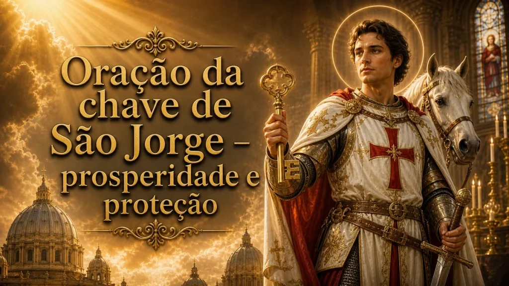 Oração da Chave de São Jorge: prosperidade, proteção e paz no caminho