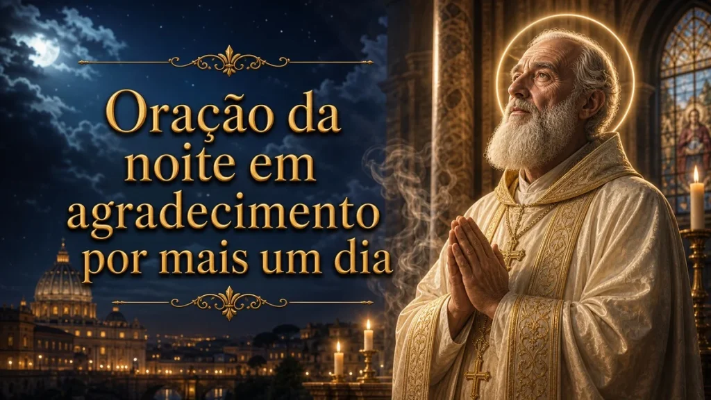 Oração da noite em agradecimento: descanso em Deus e paz para amanhã