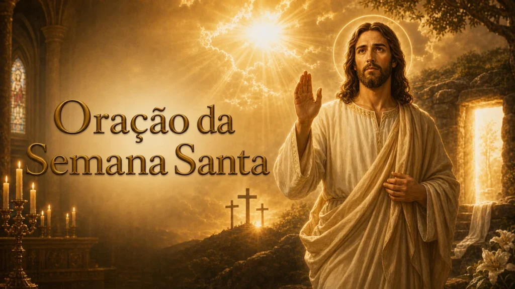 Oração da Semana Santa: gratidão pela vida eterna em Cristo