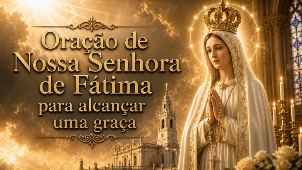 Oração de Nossa Senhora de Fátima para alcançar uma graça com fé e confiança