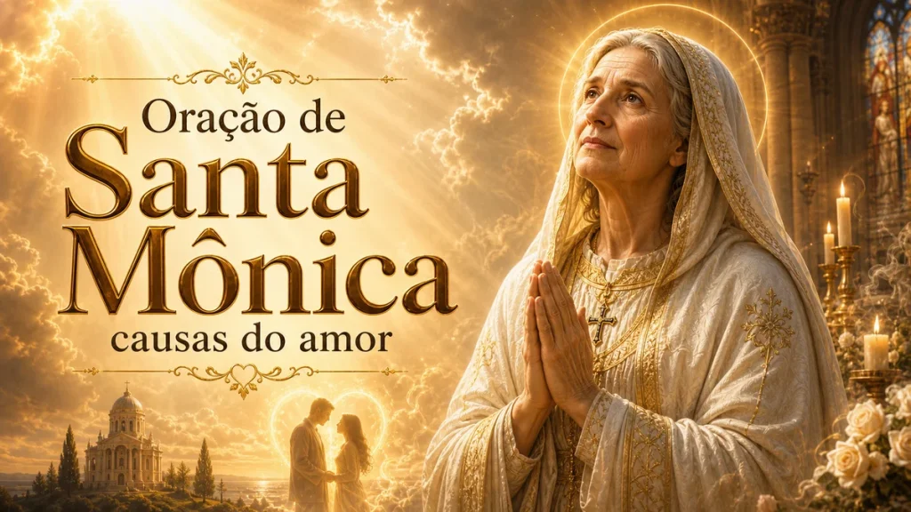 Oração de Santa Mônica para as causas do amor e da família