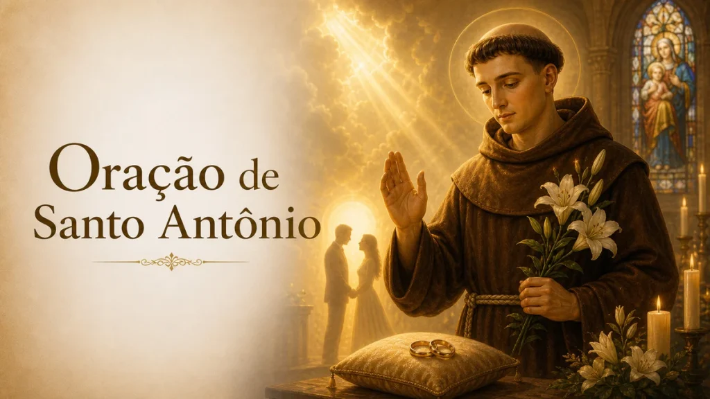 Oração de Santo Antônio para casar: confiança, encontro e bênção