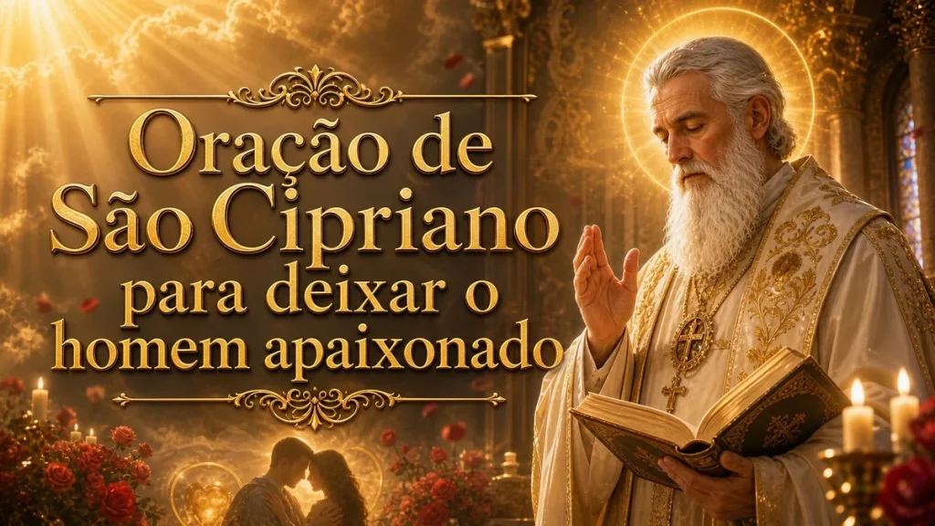 Oração de São Cipriano para deixar o homem apaixonado (com fé e responsabilidade)