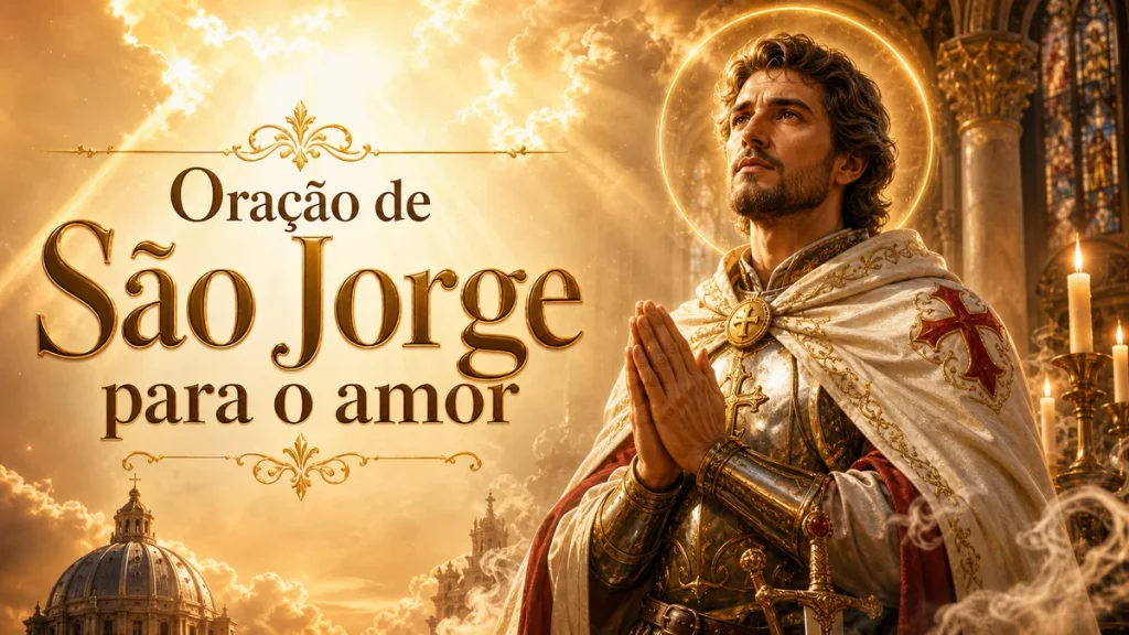 Oração de São Jorge para o amor: coragem, proteção e paz no coração