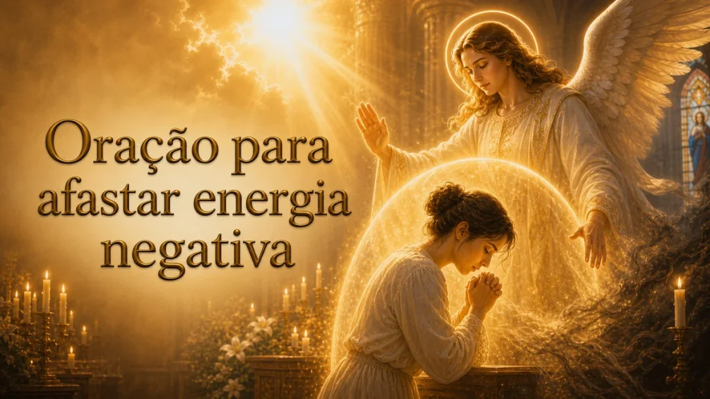 Oração para afastar energia negativa e guardar o coração em Deus