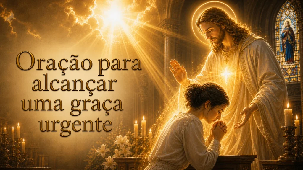 Oração para alcançar uma graça urgente: quando o coração pede socorro
