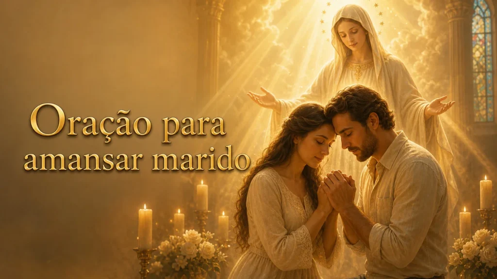 Oração para amansar marido e trazer harmonia ao casamento