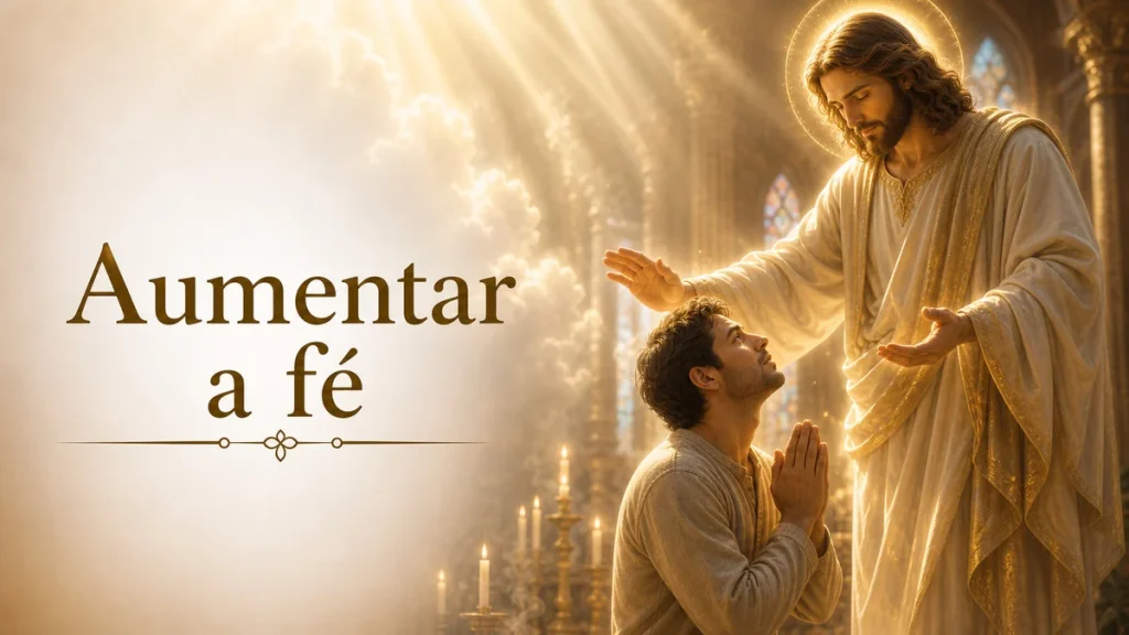 Oração para aumentar a fé quando o coração vacila