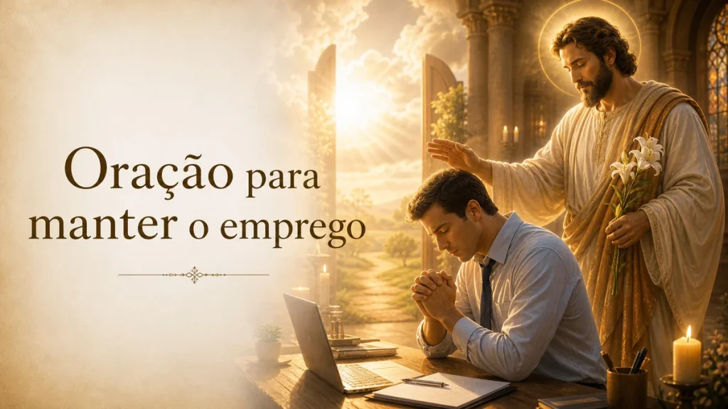 Oração para manter o emprego com paz, ética e proteção de Deus