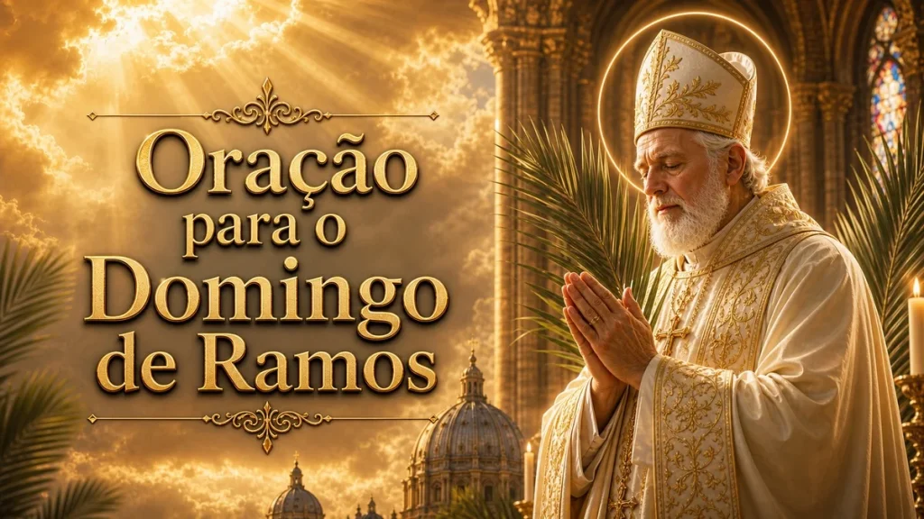 Oração para o Domingo de Ramos: acolher Jesus com humildade e esperança