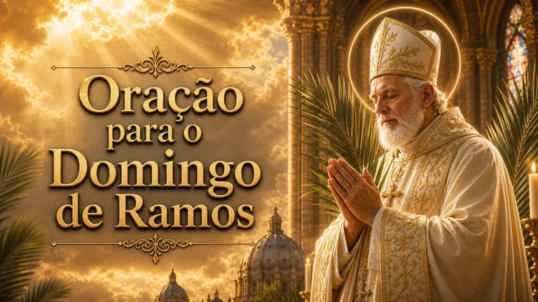 Oração para o Domingo de Ramos: acolher Jesus com humildade e esperança