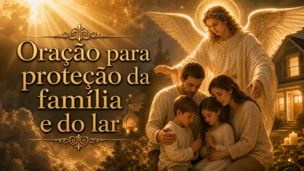 Oração para proteção da família e do lar: paz, unidade e cuidado de Deus