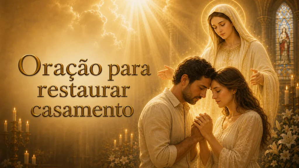 Oração para restaurar casamento com a força do Nome de Jesus
