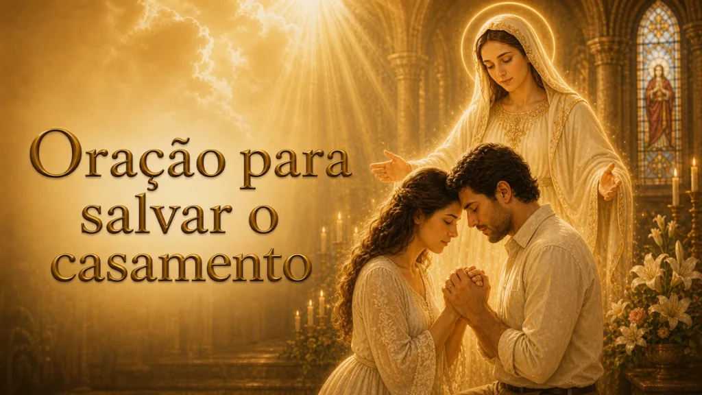 Oração para salvar o casamento: paz, cura e recomeço em Deus