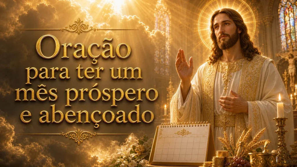 Oração para ter um mês próspero e abençoado com a paz de Deus