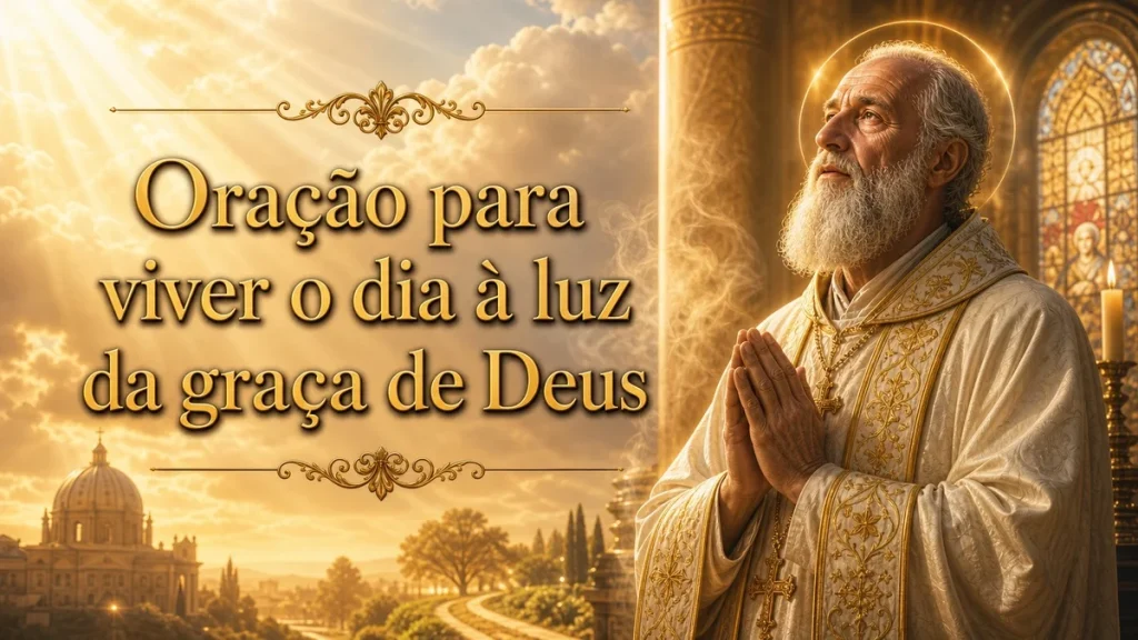 Oração para viver o dia à luz da graça de Deus