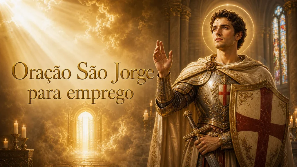 Oração de São Jorge para emprego: coragem, abertura de caminhos e proteção