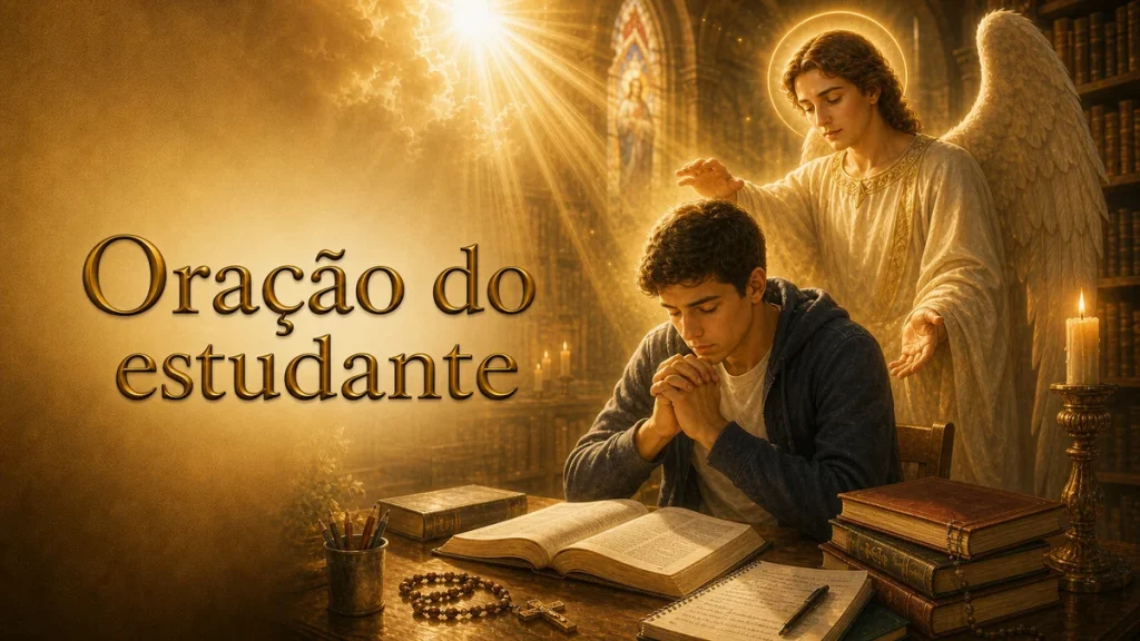 Oração do estudante: fé serena para estudar, aprender e vencer o medo