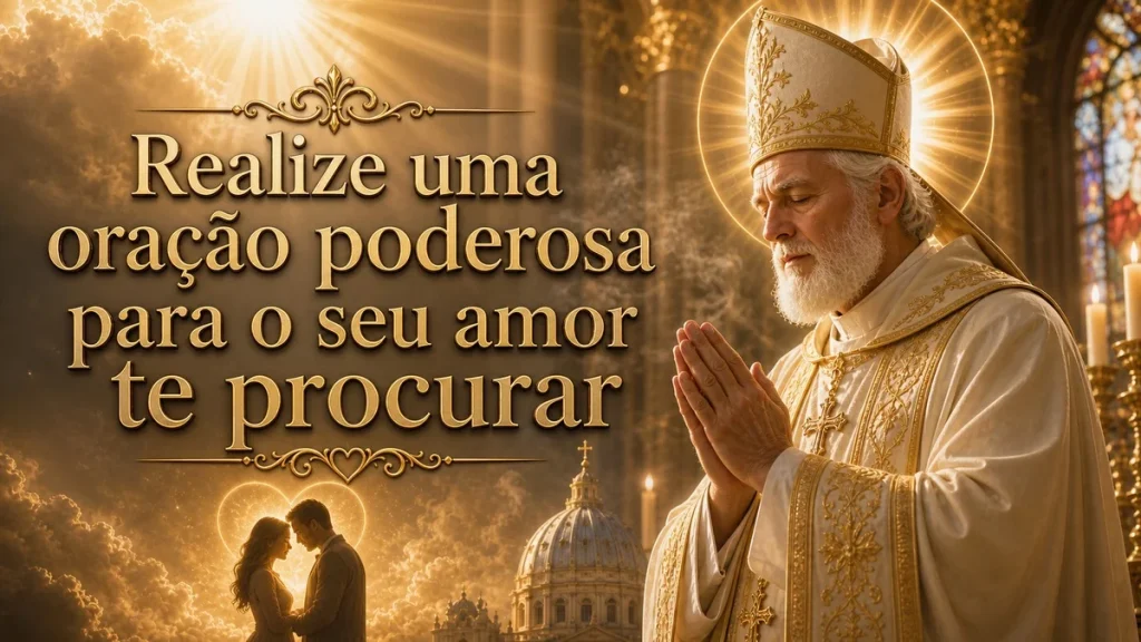Uma oração poderosa para o seu amor te procurar, com fé e serenidade