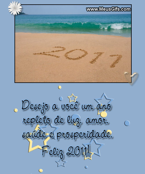 Imagem de Feliz 2011 com mensagem divertido