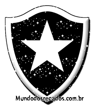 Recado animado de Botafogo para postar