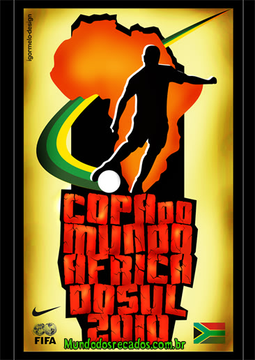 Recado animado de Copa do Mundo 2010 para mandar