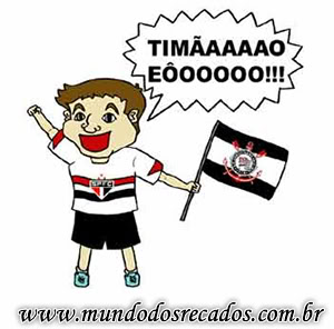 Cartão virtual de Corinthians criativo