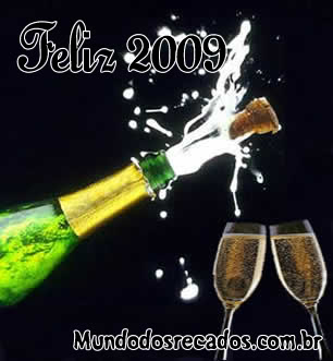 Imagem de Feliz 2009 com mensagem fofo
