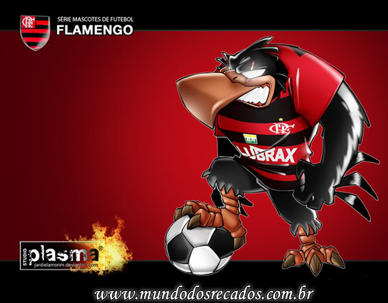 Mensagem animada de Flamengo bonito