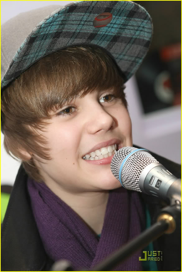 Mensagem animada de Justin Bieber carinhoso
