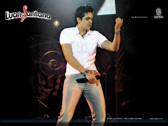 Mensagem animada de Luan Santana emocionante
